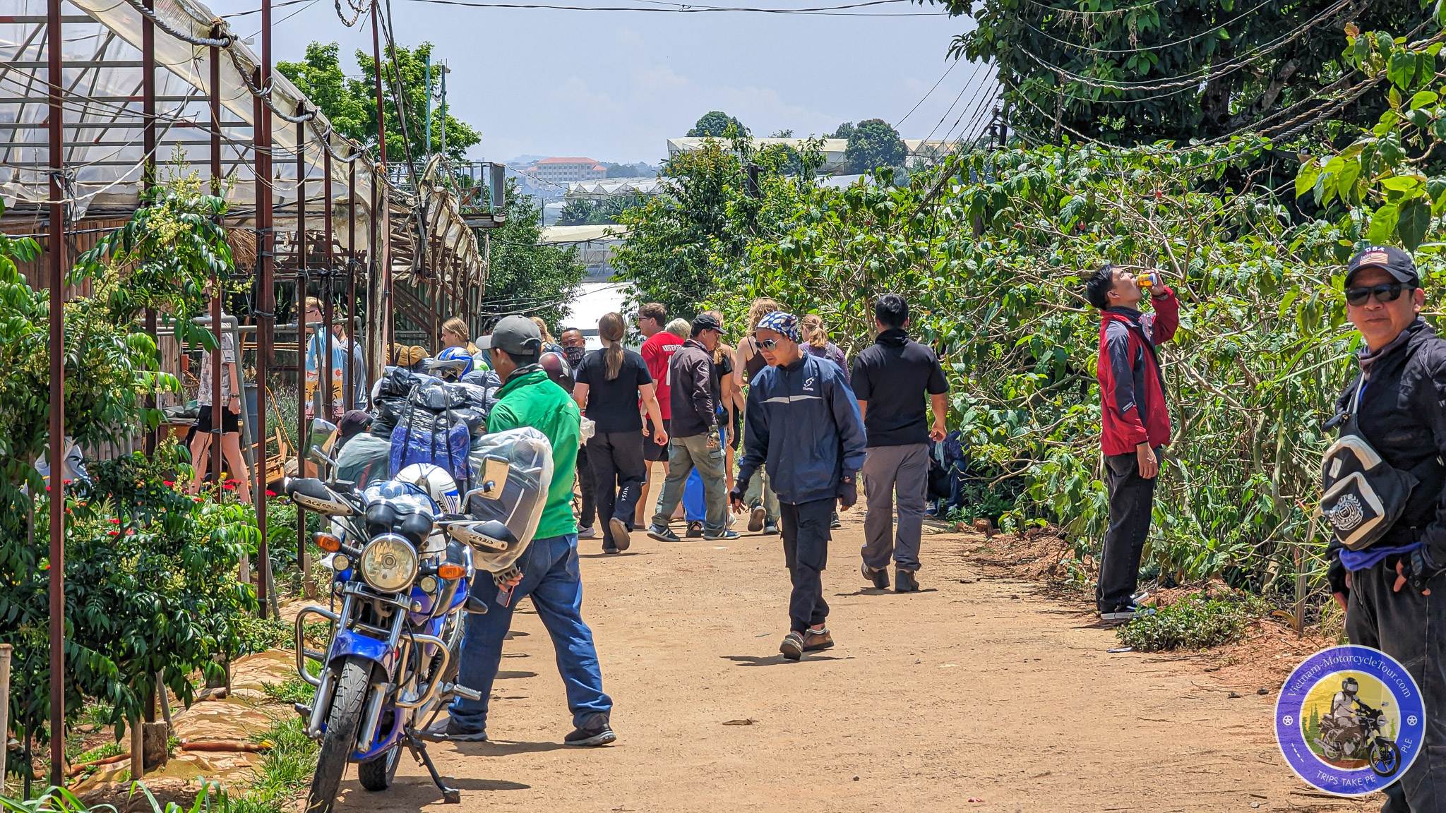 Dalat Flower Village with Easy Riders